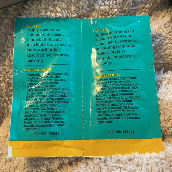 +$2 - Alaffia curl hair samples - Picture 2 of 2